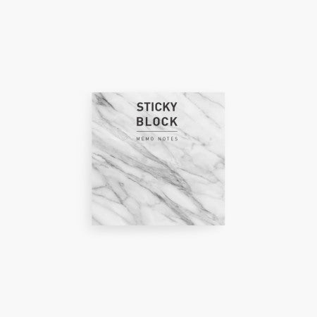 韓國 Appree Sticky Block memo 紙（雲石款）