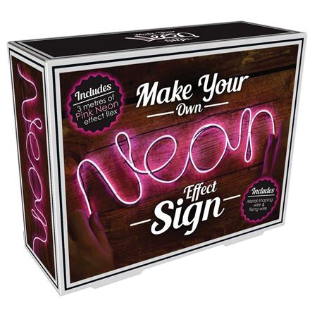 英國品牌 Fizz Creations Make Your Own Neon Effect Sign DIY 霓虹燈效果燈