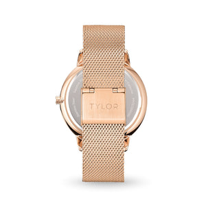 美國設計 TYLOR Deco Heart ∅38mm 鋼帶手錶 TLAD011（包2年保養）