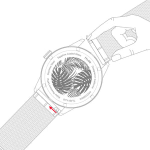 美國設計 TYLOR Deco Heart ∅38mm 鋼帶手錶 TLAD013（包2年保養）