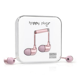 瑞典設計 happy plugs 入耳式耳機 - 炫粉（包1年保養）