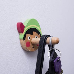 美國品牌 kikkerland Pinocchio Coat Hook 小木偶掛勾