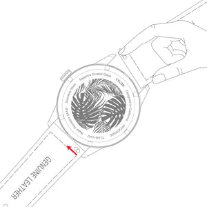 美國設計 TYLOR Cali Vibe ∅43mm 真皮手錶 TLAB004（包2年保養）