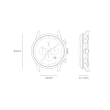 美國設計 TYLOR Tribe ∅43mm 真皮手錶 TLAC002（包2年保養）