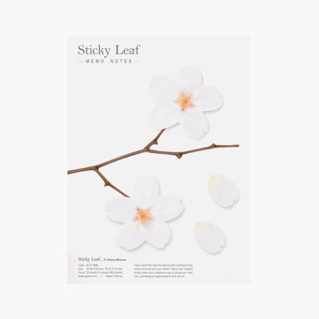韓國 Appree Sticky Leaf memo 紙（櫻花款）