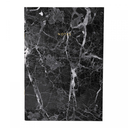 英國 Ohh Deer BLACK MARBLE A4ISH NOTEBOOK 記事簿