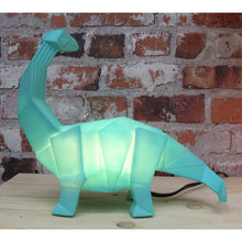 英國品牌 Disaster Designs Green Origami Diplodocus Dinosaur Night Light 梁龍小夜燈