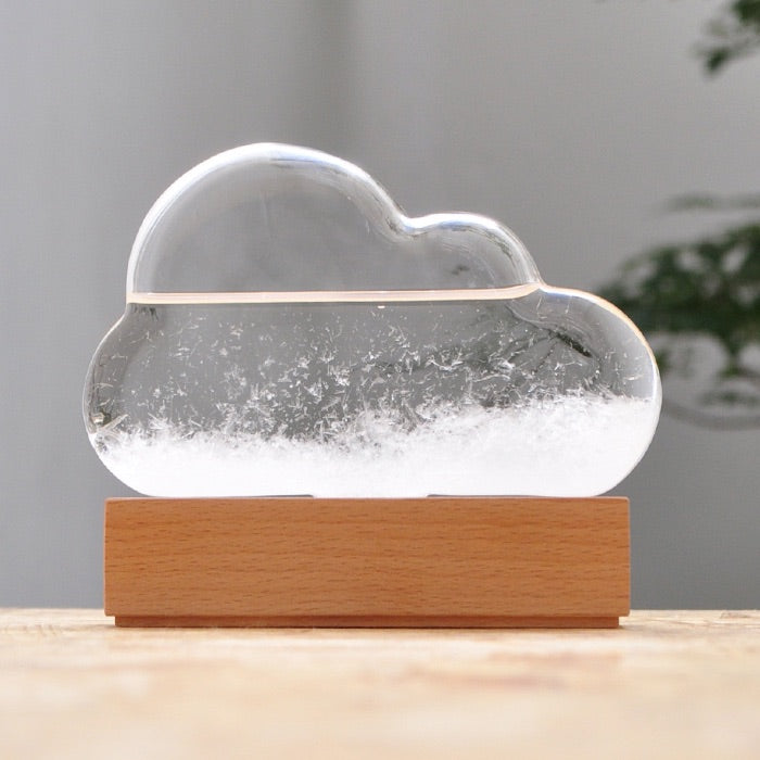 *預購* 荷蘭品牌 Bitten Design Storm Cloud 木座雲朵天氣瓶