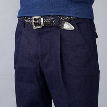 日本品牌 The Chino Revived 男士牛仔褲 TCR1930211-39 Wool and indigo denim one pleated tapered fit