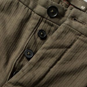 日本品牌 The Chino Revived 男士牛仔褲 TCR1730217-49 Back piled herringbone neo wide fit