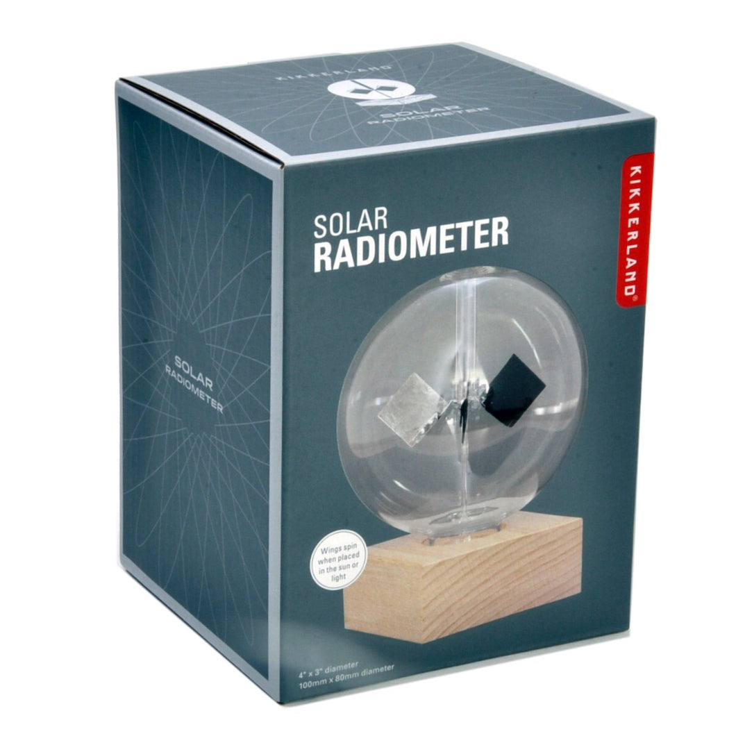 美國品牌 kikkerland Radiometer 木座光熱放射儀