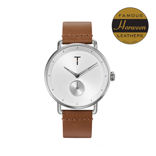 美國設計 TYLOR Retro x Horween ∅40mm 真皮手錶 TLAH001（包2年保養）