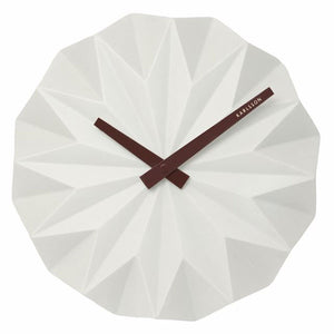 荷蘭品牌 KARLSSON Origami 幾何陶瓷掛牆鐘